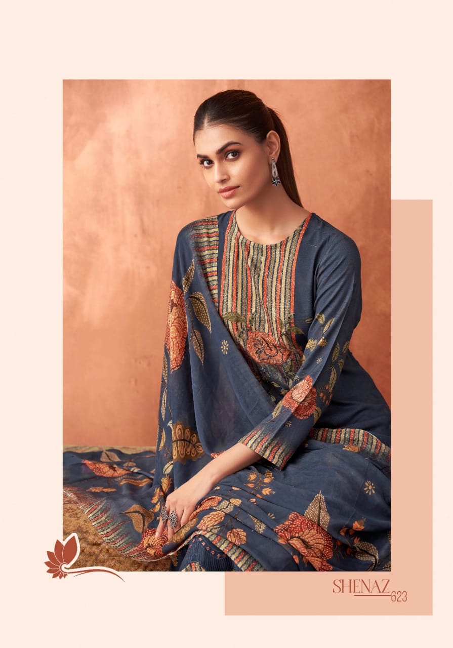 Shenaz By Sahiba Staple Twill Digital Printed Dress Material Wholesale Shop In Surat